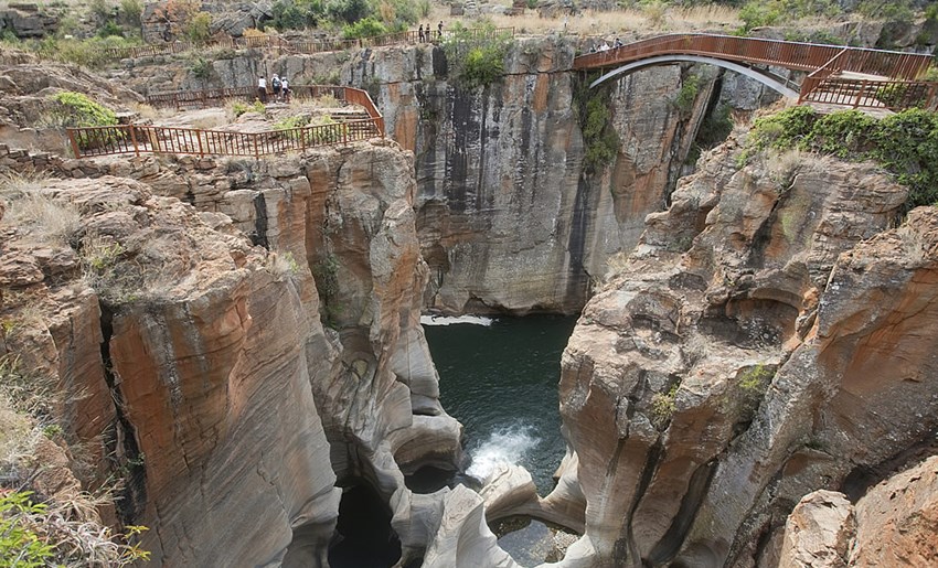 Bourke Luck Potholes puente