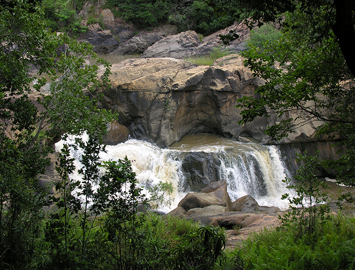 Cataratas en jardín botánico 2