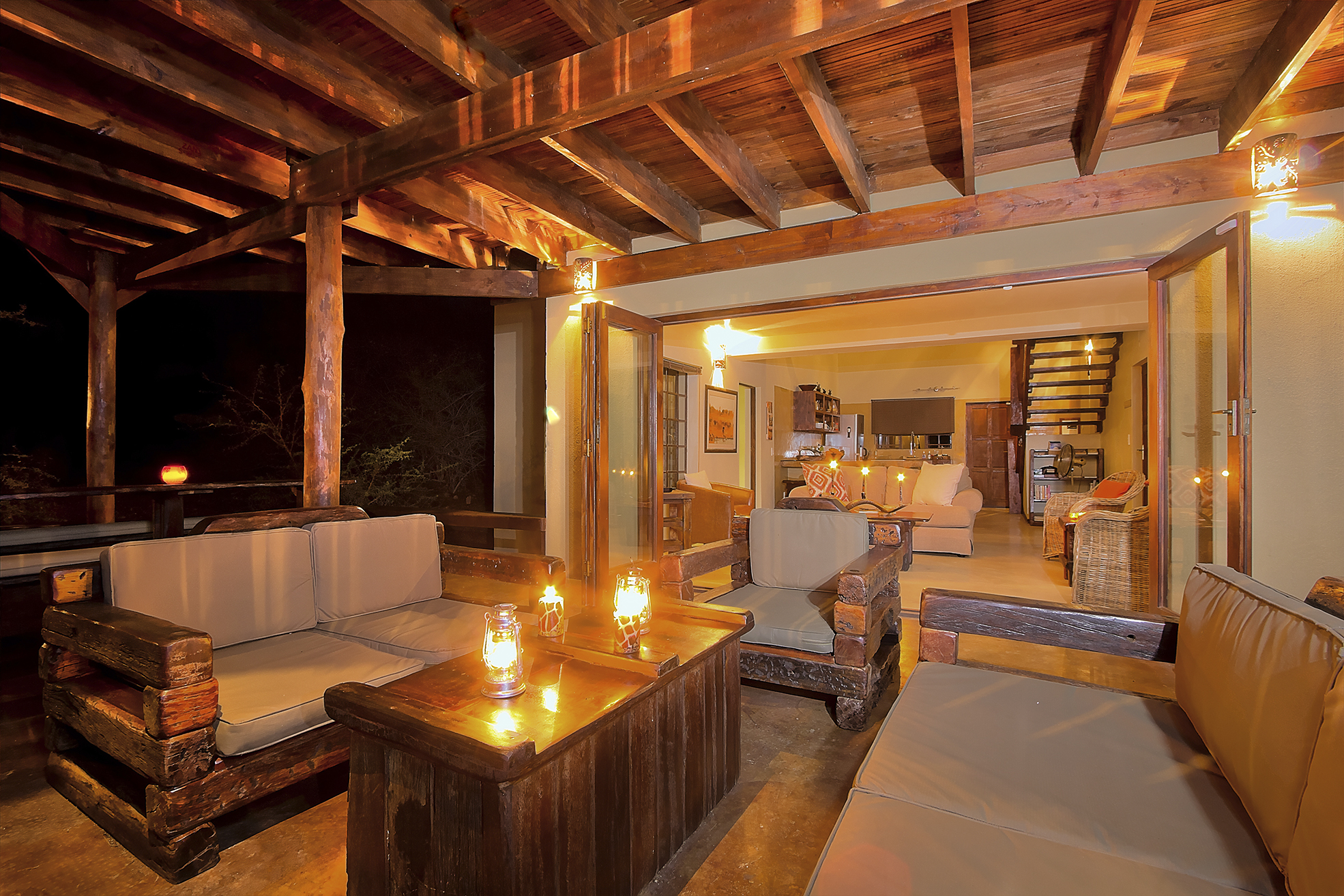 Terraza & salón atardecer